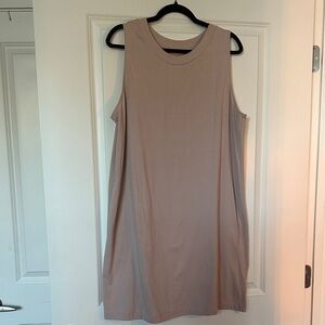 A New Day Sleeveless Taupe Mini Dress